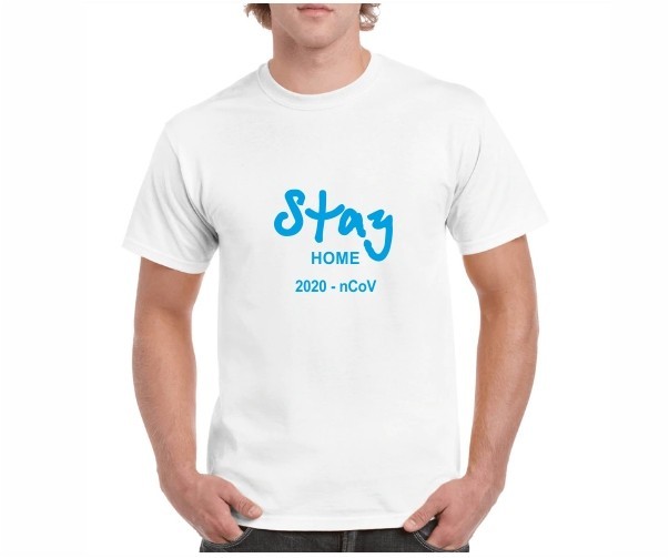 

Футболка Imbur STAY HOME белая XL