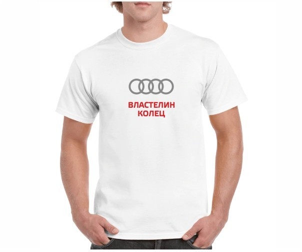 

Футболка Imbur ВЛАСТЕЛИН КОЛЕЦ белая XL