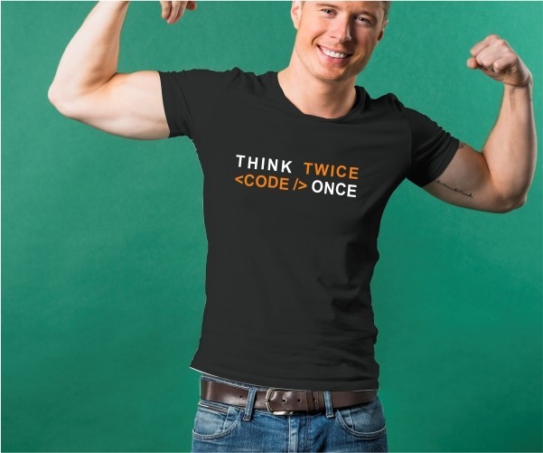 

Футболка Imbur THINK TWICE черная L