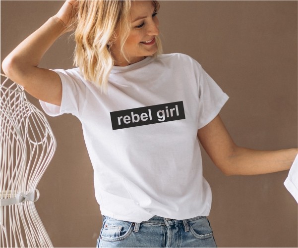 

Футболка Imbur Rebel Girl белая S