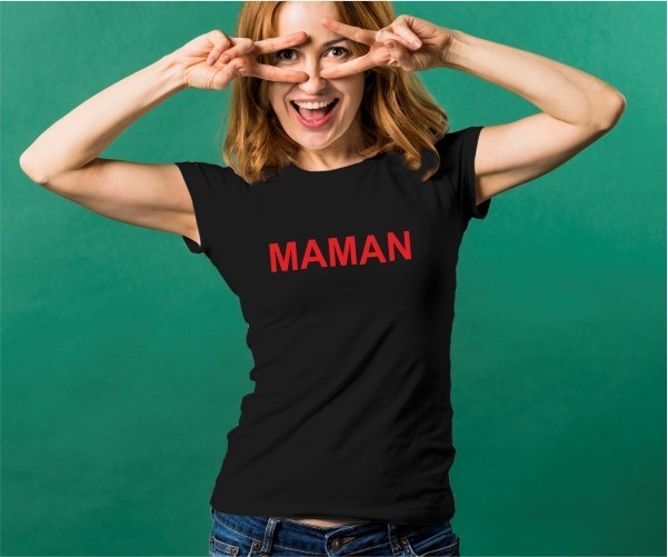 

Футболка Imbur MAMAN черная XL