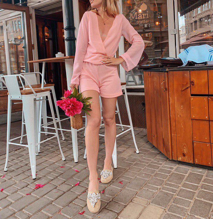 

Fashions • Летний комбинезон Lauren Fashions M персик (№20150)