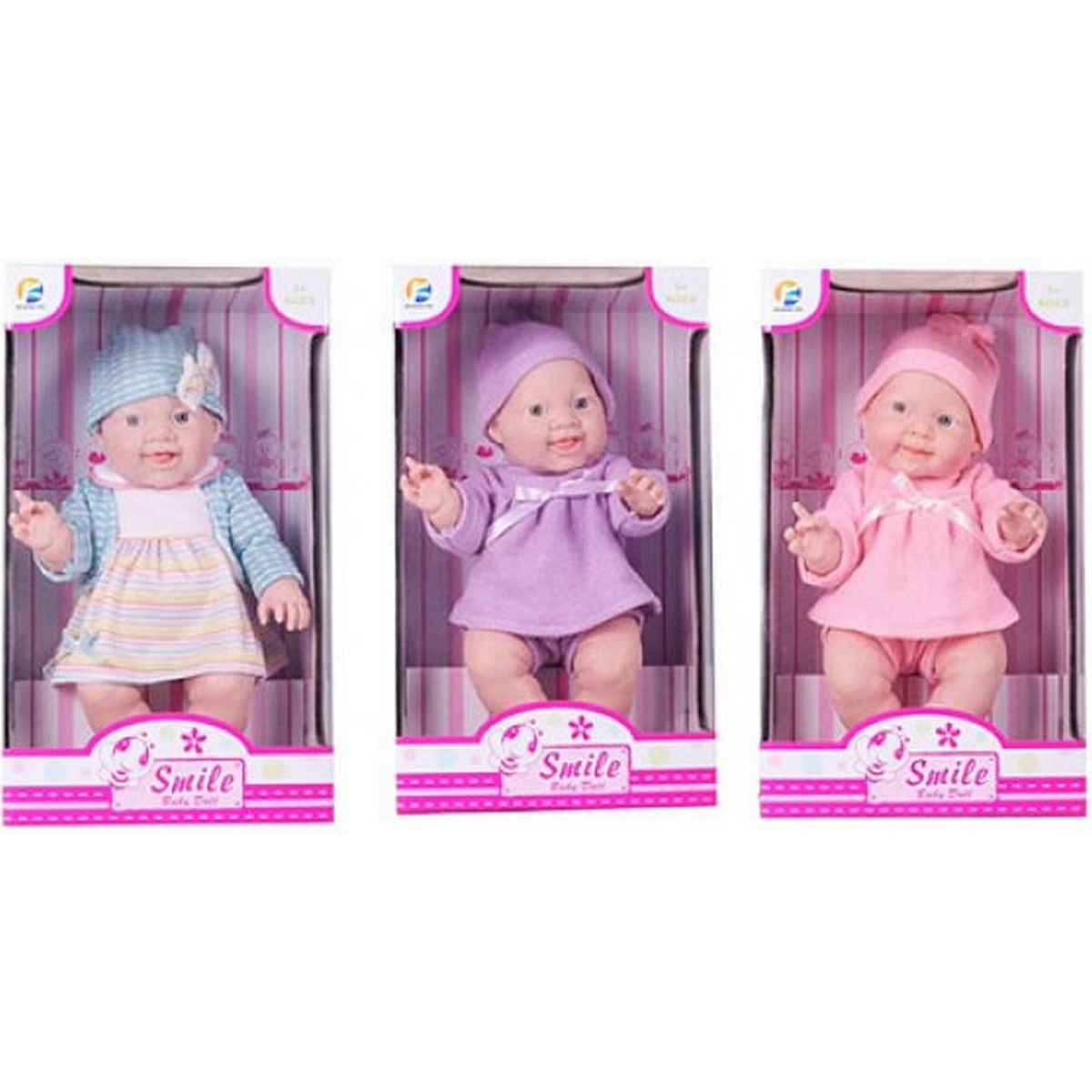 

Пупс «Baby Doll» 3 вида Baby Doll (66857A-C-D)