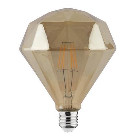 

Светодиодная лампа Эдисона Horoz Filament VINTAGE DIAMOND-6 6W D120 Е27 2200K (58957)