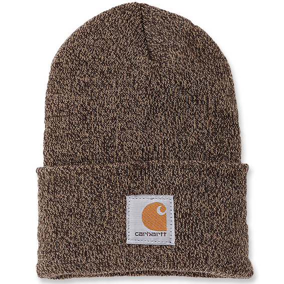 

Шапка Carhartt Acrylic Watch Hat - A18 (Darkbrown/Sandstone, OFA)