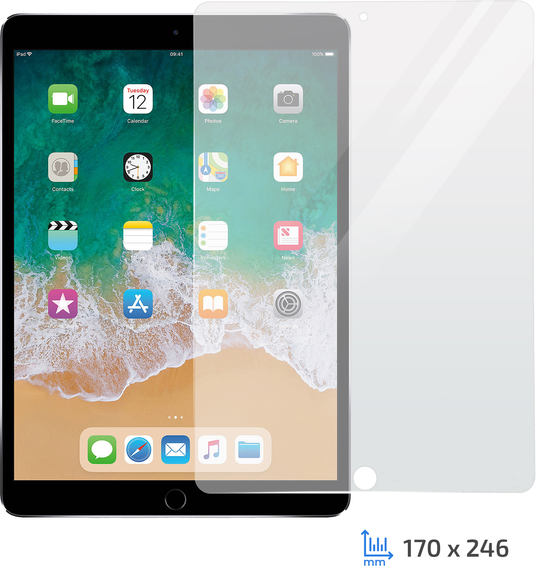 Акция на Защитное стекло 2E для Apple iPad Pro 10.5" (2017) / iPad Air 2019 (2E-TGIPD-PAD10.5) от Rozetka UA