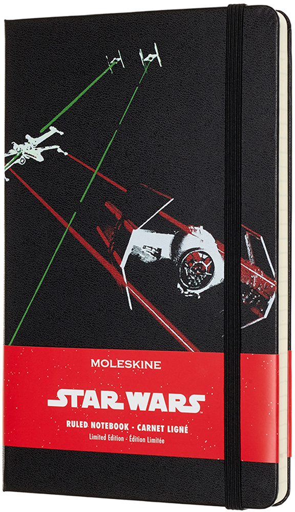 

Записная книга Moleskine Star Wars 13 х 21 см 240 страниц в линейку Корабли (8058341713471)