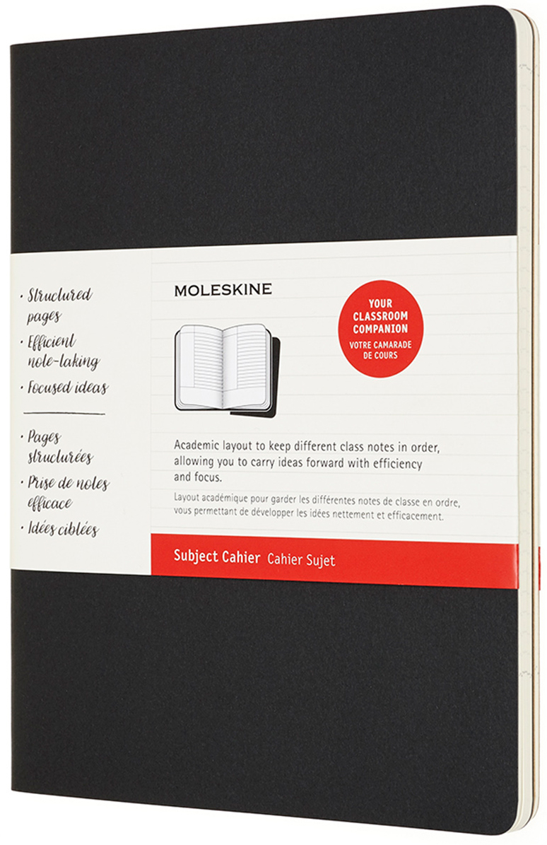 

Набор записных книг Moleskine Cahier Subject 19 x 25 см 2 шт по 160 страниц Чёрний, Бежевый (8058647620282)