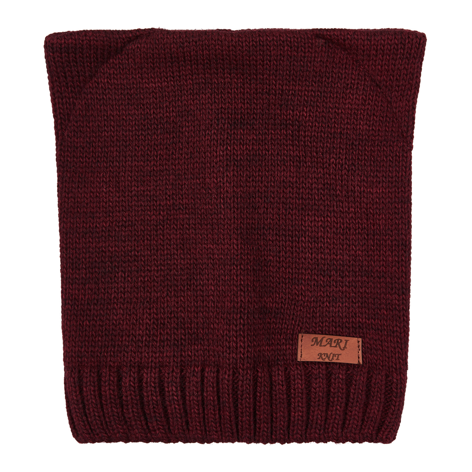 

Демисезонная шапка Mari-Knit 0806 48-50 см Бордовая