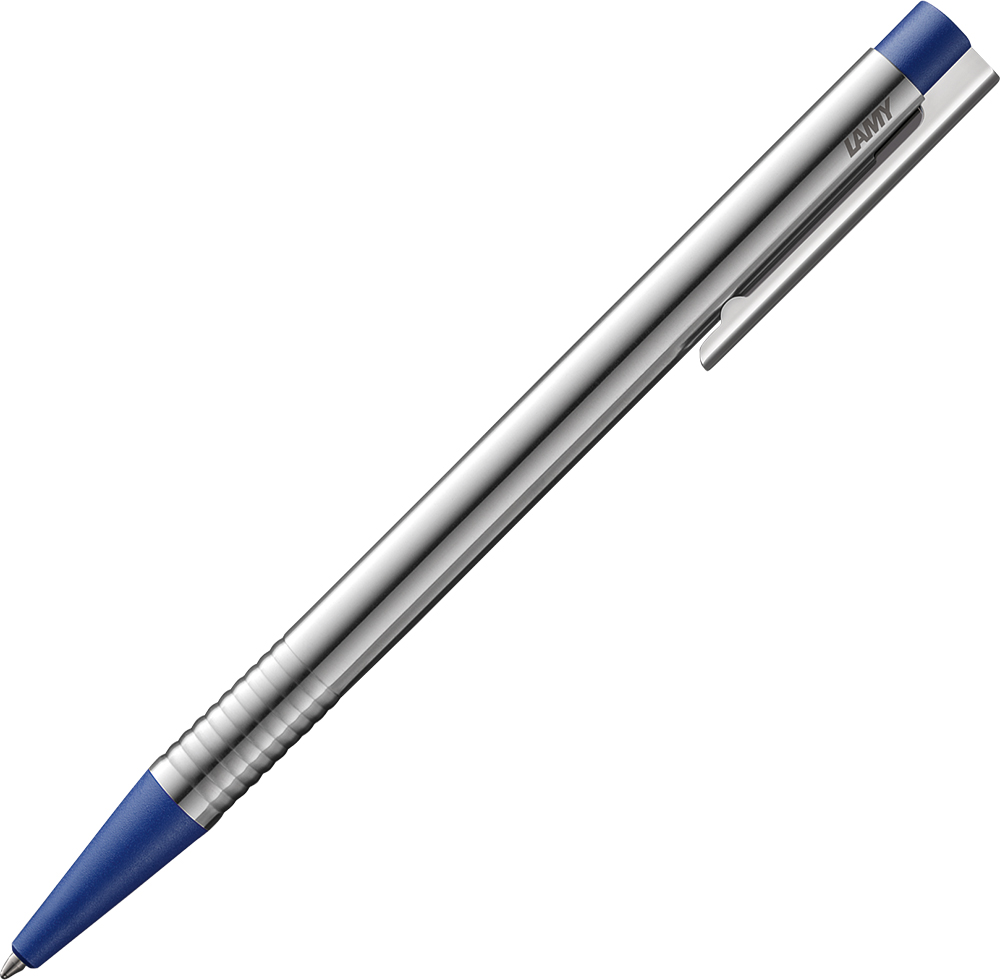 

Ручка шариковая Lamy Logo Хром Синяя кнопка/Стержень M16 1 мм Синий (4014519271345)