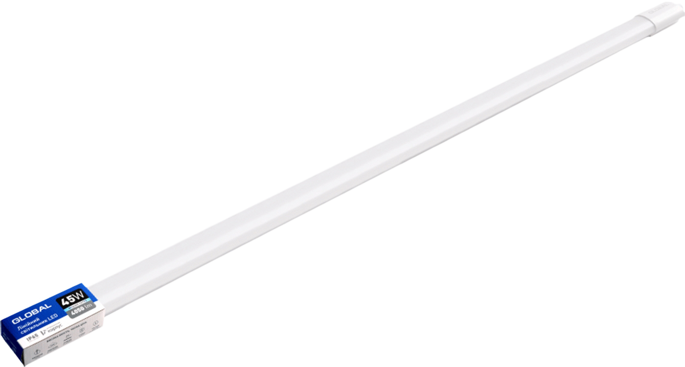 

Линейный светильник GLOBAL Batten Light 45W 5000K IP65 (1-GBT-4550-PC)