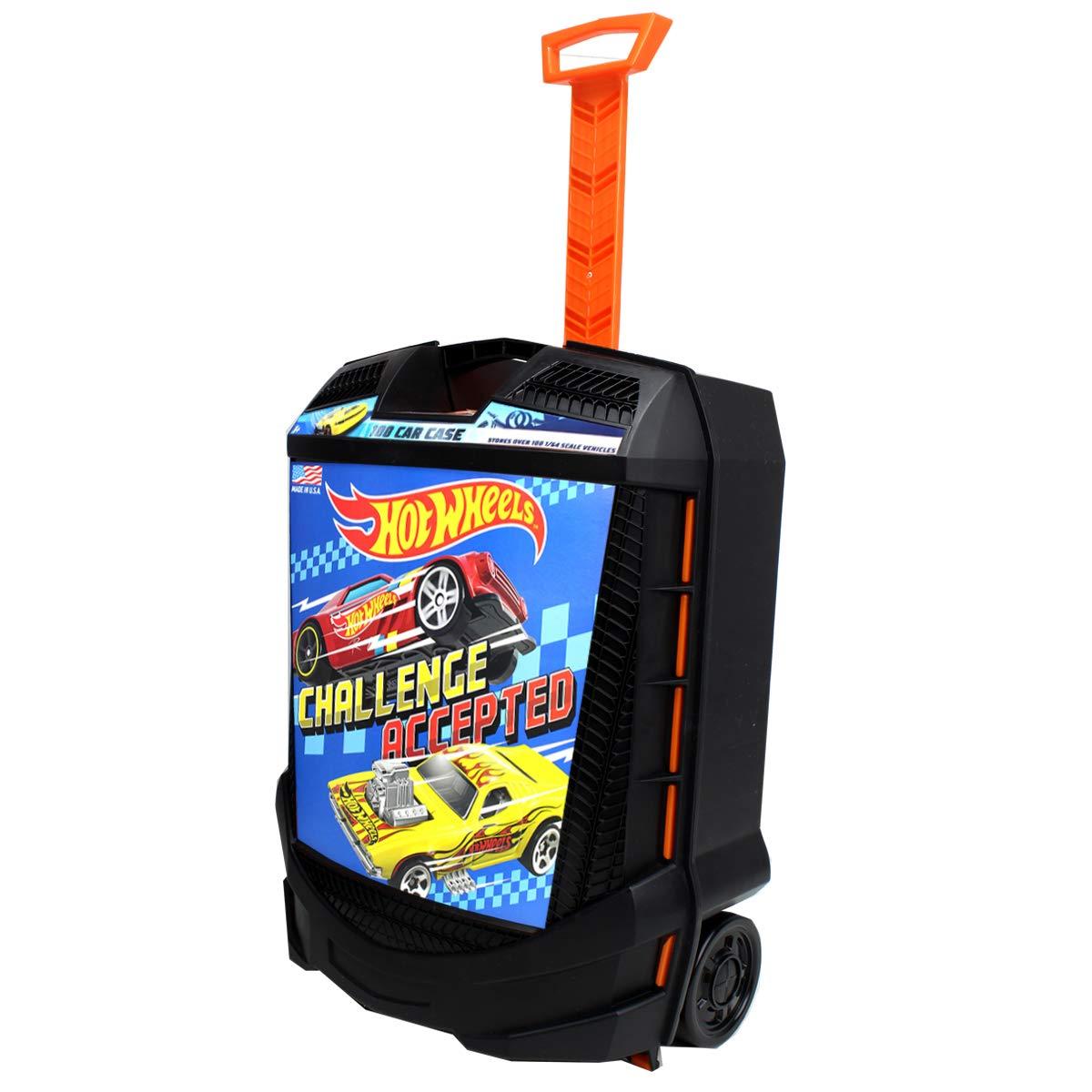 

Кейс Tara Toys Hot Wheels 100-Car Rolling Storage Case with Retractable Handle валіза на колесах (B002IMMDN0) (20135)