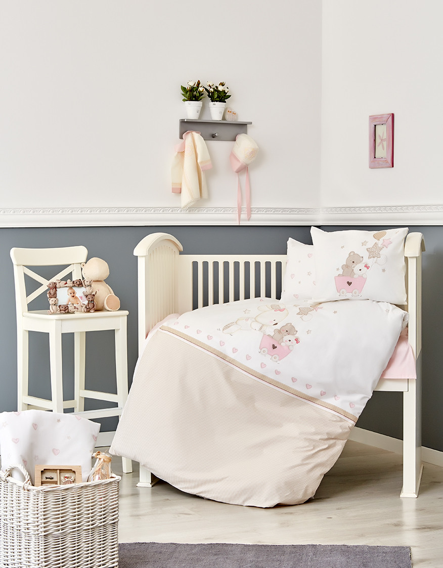 

Постельное белье для младенцев Karaca Home - Pretty 2018-1 ранфорс
