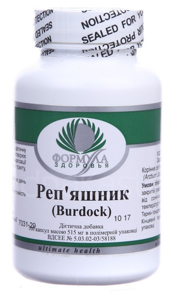 

Натуральная добавка Archon Vitamin Corporation ​Репейник 100 капсул (9044-1)