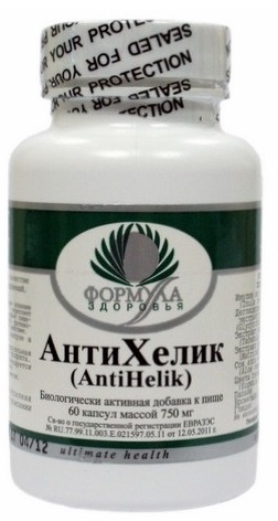 

Натуральная добавка АнтиХелик Archon Vitamin Corporation 60 капсул (5840-6)