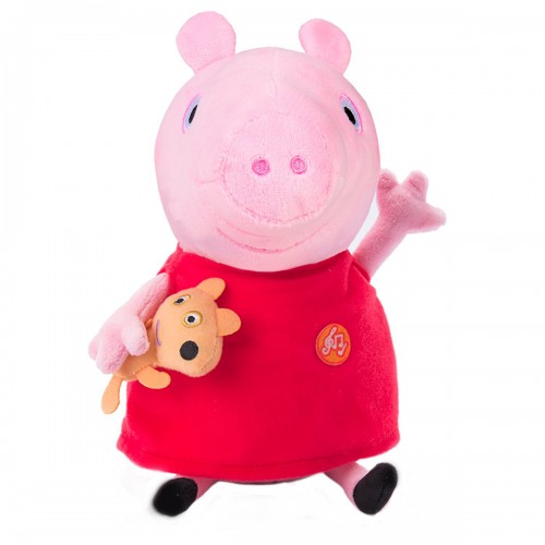 

Мягкая озвученная игрушка - ПЕППА С ИГРУШКОЙ (30 cm) (30117)
