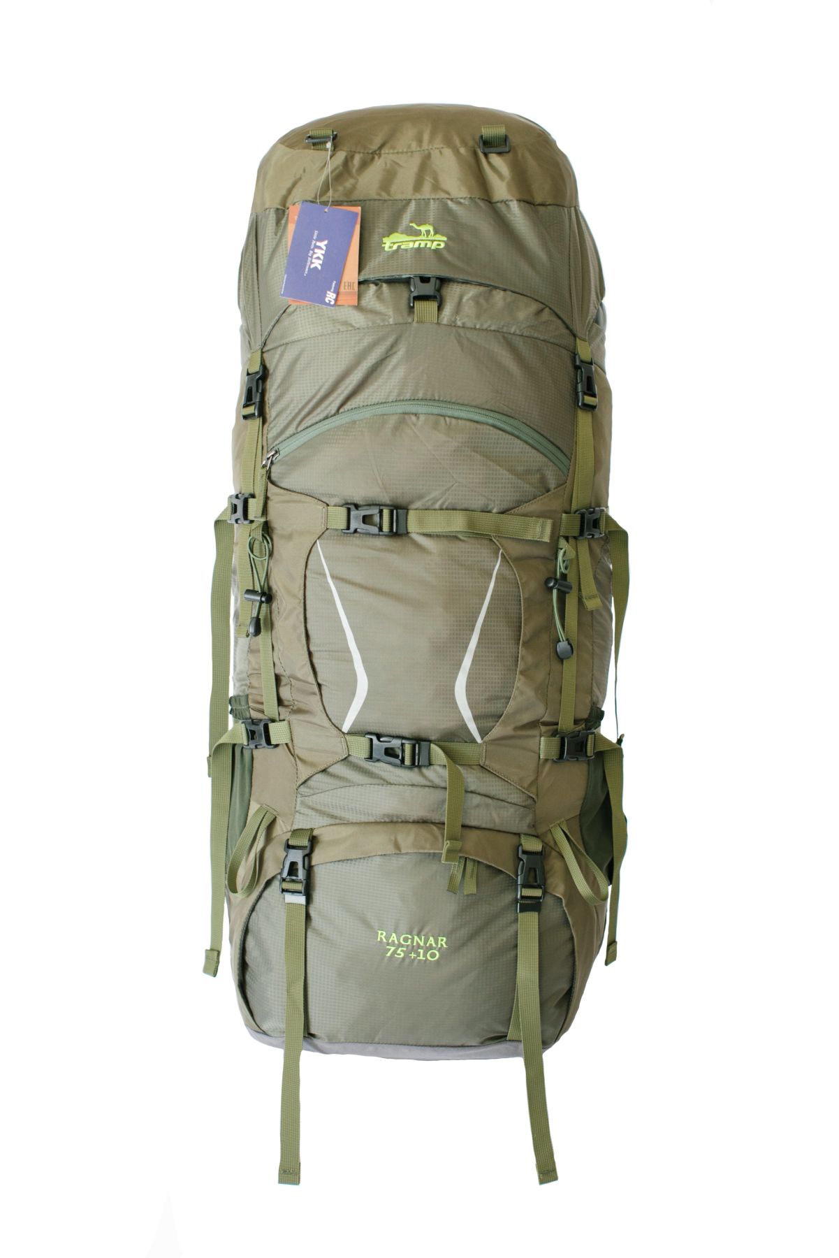 

Туристический рюкзак Tramp Ragnar 75+10 зеленый