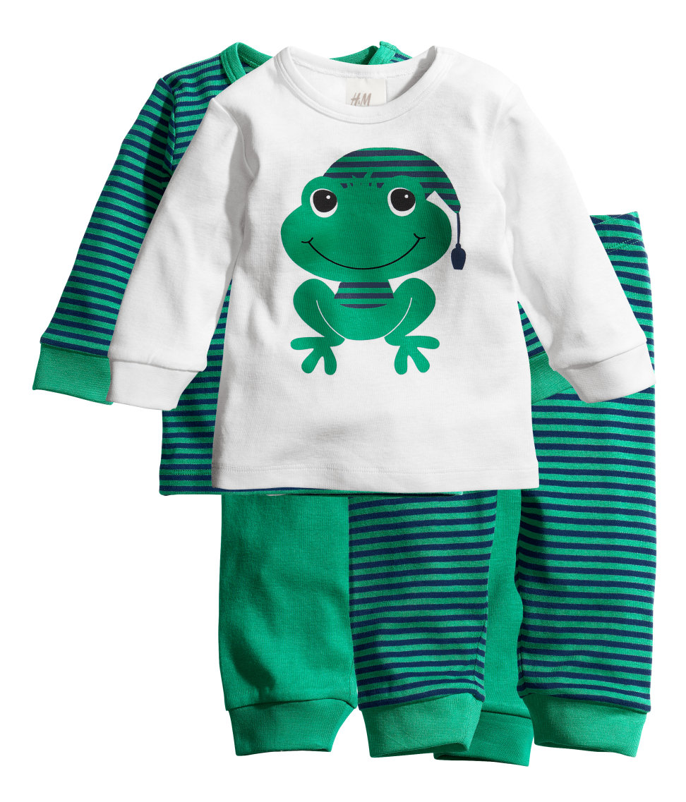 

Набор пижам H&M Разноцветный (4-6/68) (125) 2 шт.