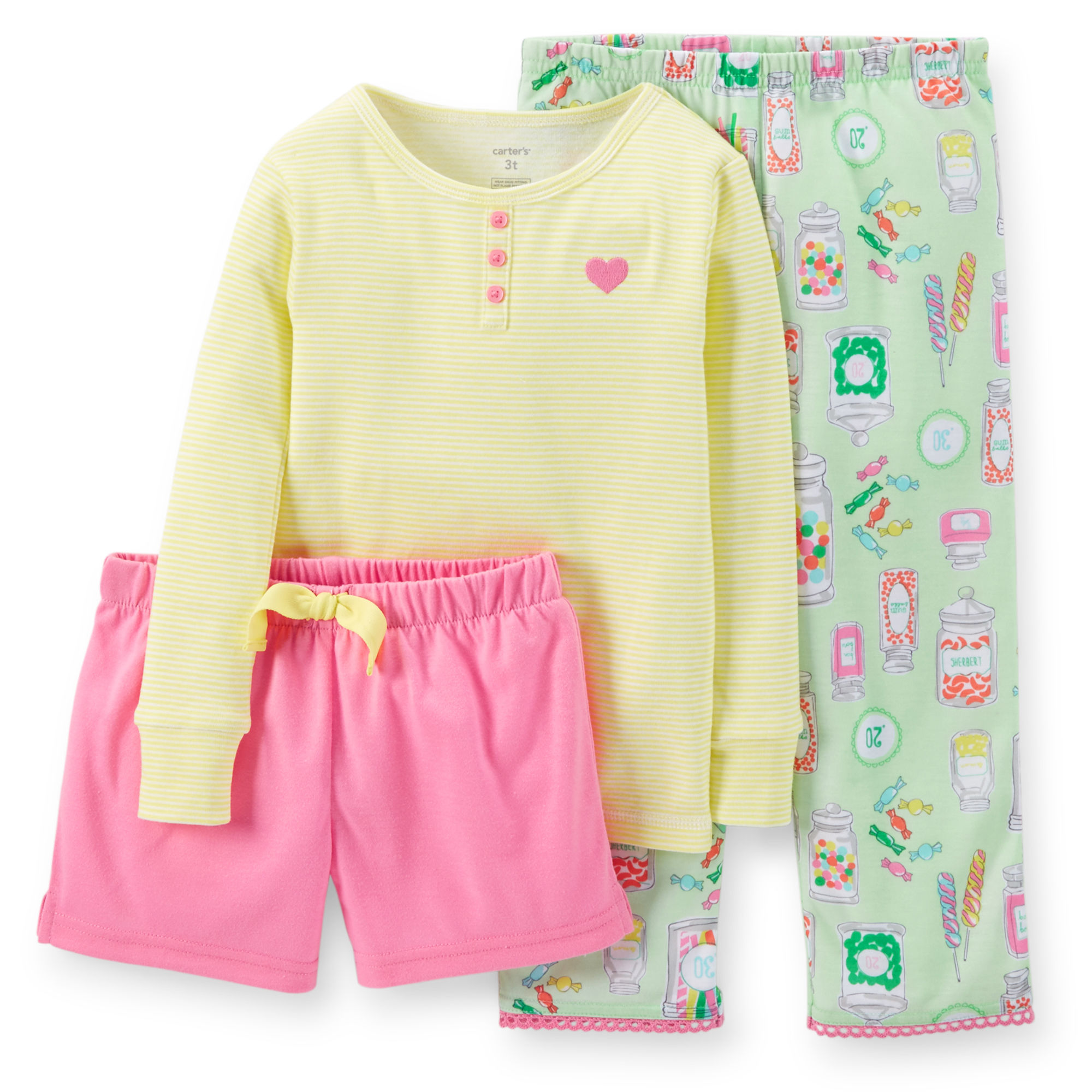 

Детская пижама Carters candy Разноцветный (2T/88-93) (187)