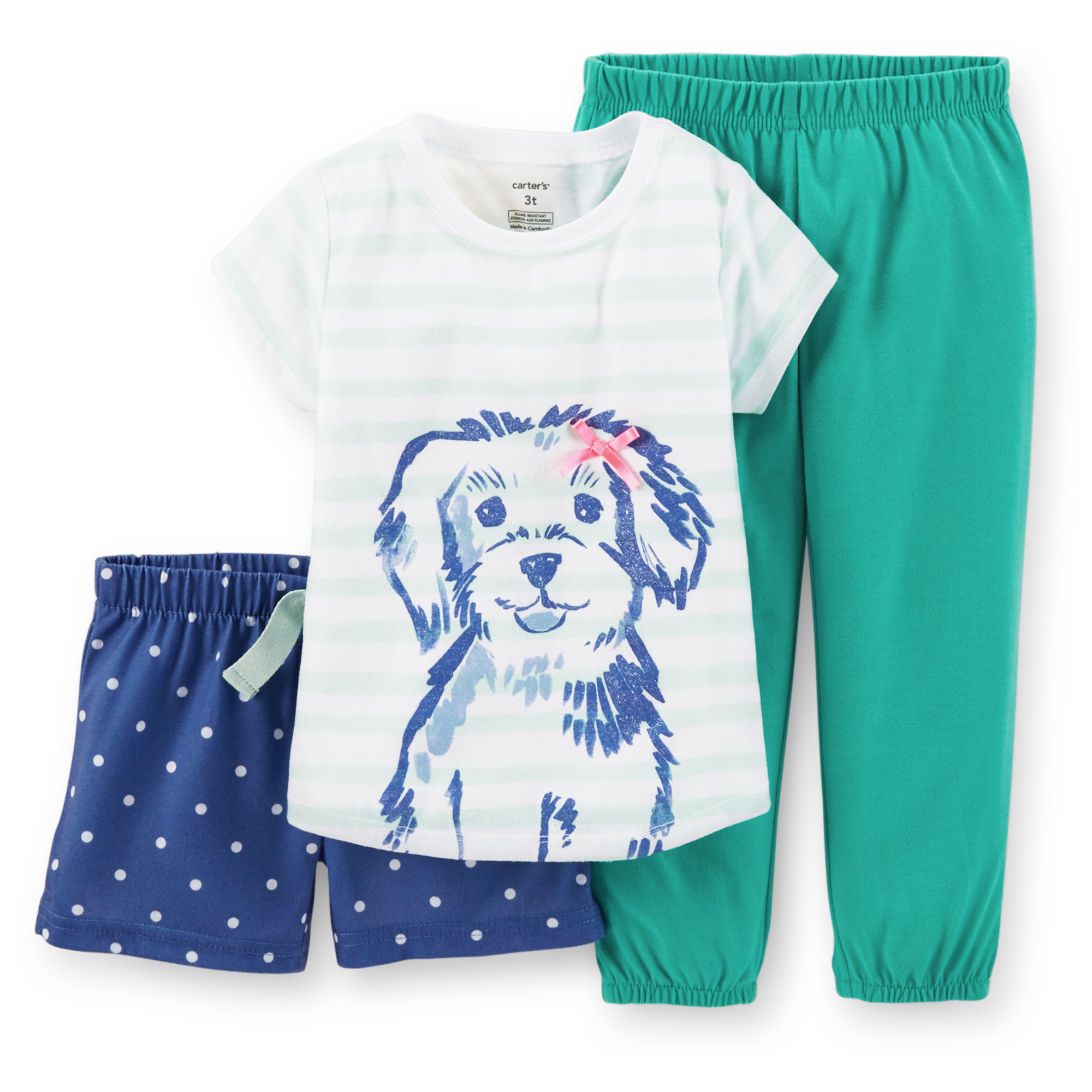 

Детская пижама Carters doggy Разноцветный (2T/88-93) (196)
