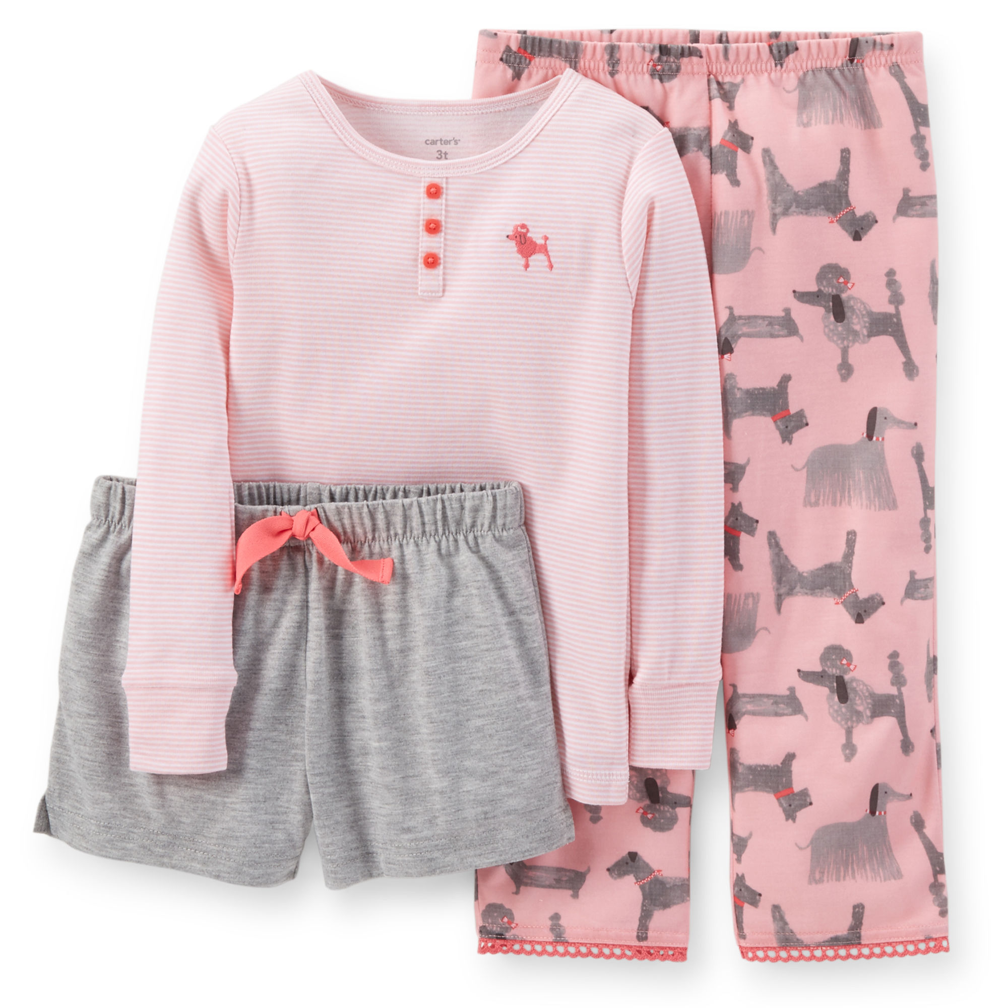 

Детская пижама Carters poodle Разноцветный (2T/88-93) (185)
