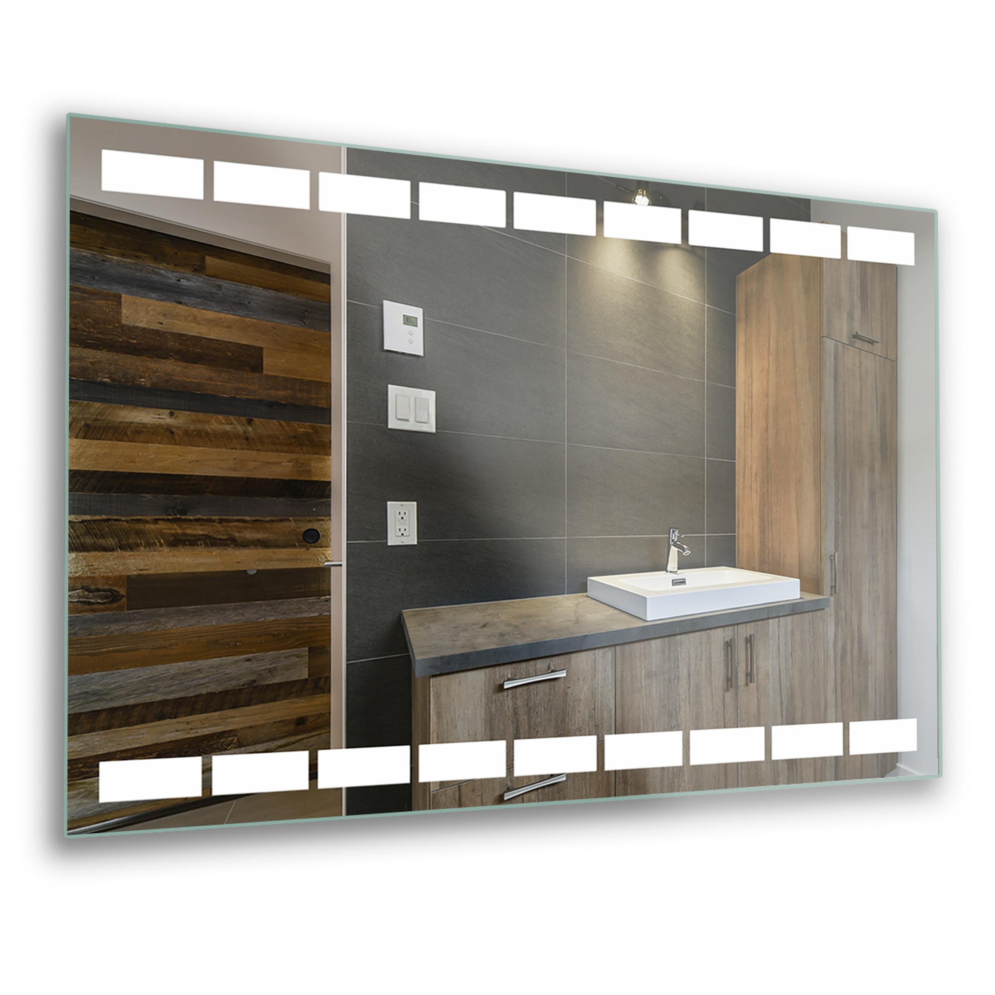 

Зеркало в ванную с LED-подсветкой StudioGlass LEDRO 80х70 см