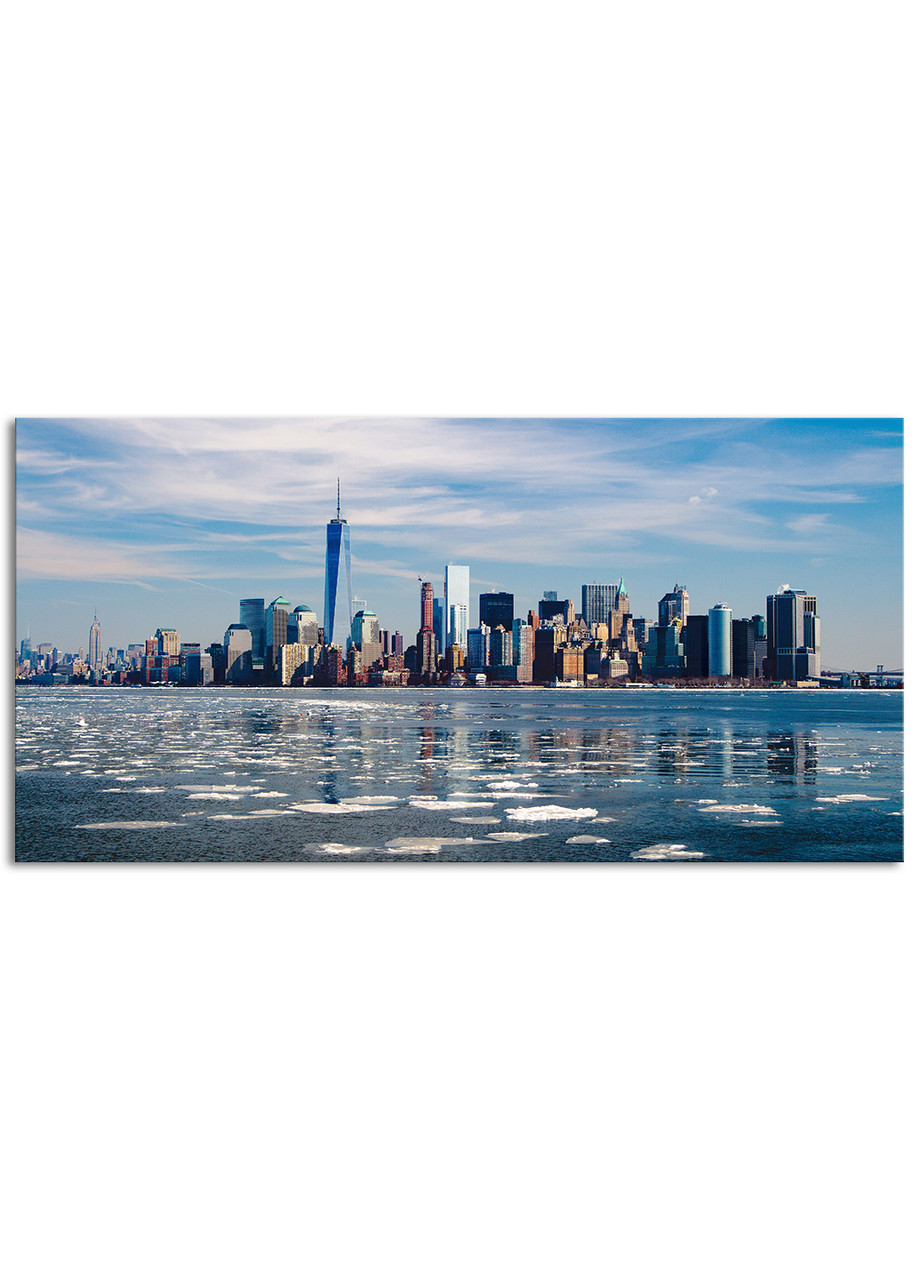 

Фотокартина на холсте Зимний город, 50*100 см