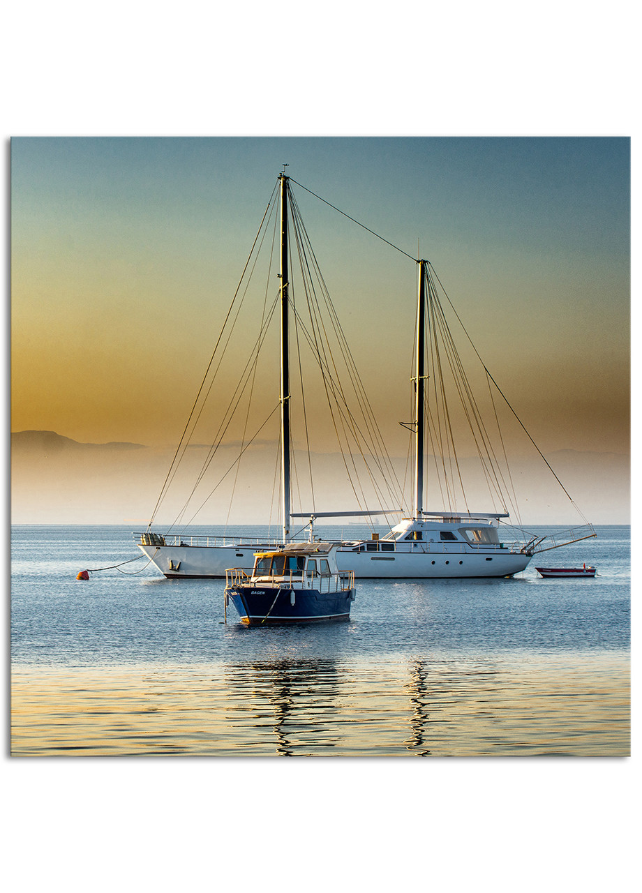 

Фотокартина на холсте Яхта, 90*90 см