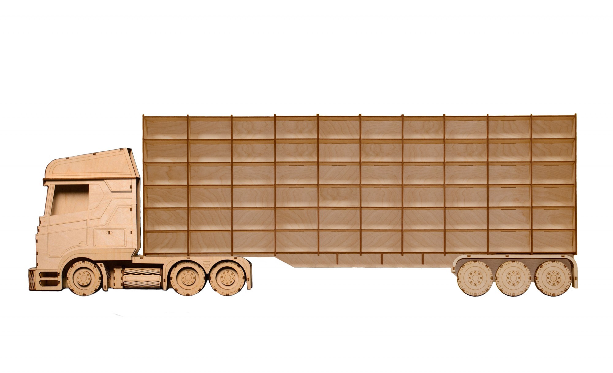 

Полка European Truck для 60 моделей Hot Wheels Wooden Gifts (ET60-N)