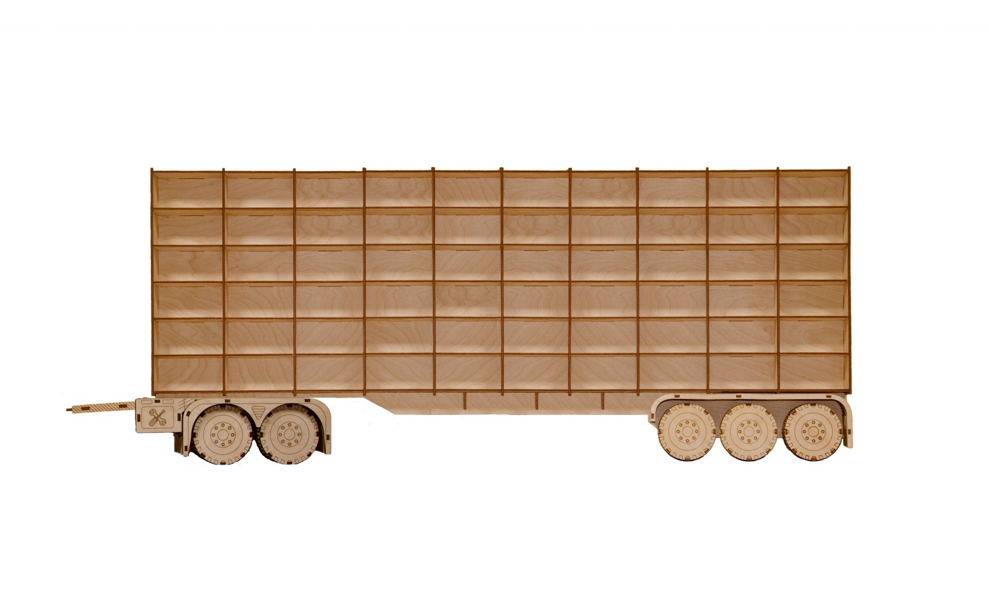 

Полка Trailer для 60 моделей Hot Wheels Wooden Gifts (H2T60-N)