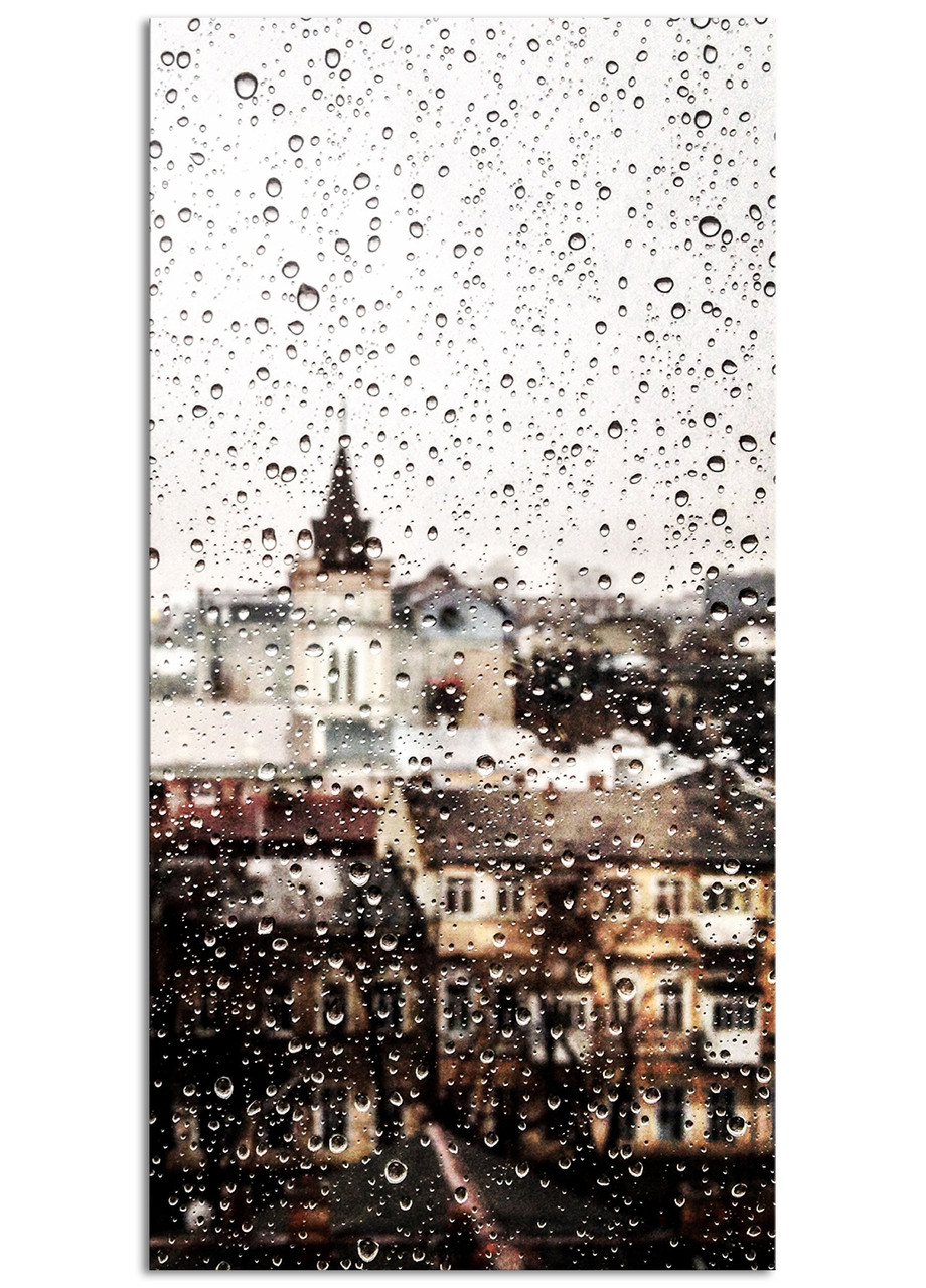 

Фотокартина на холсте Капли дождя, 60*120 см