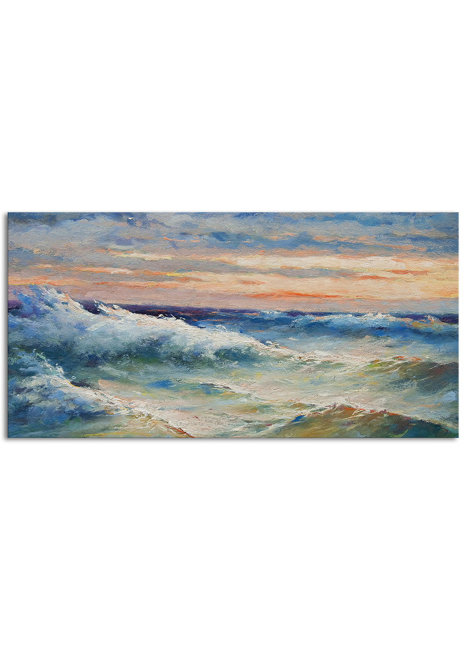 

Фотокартина на холсте Живопись. Шторм, 60*120 см