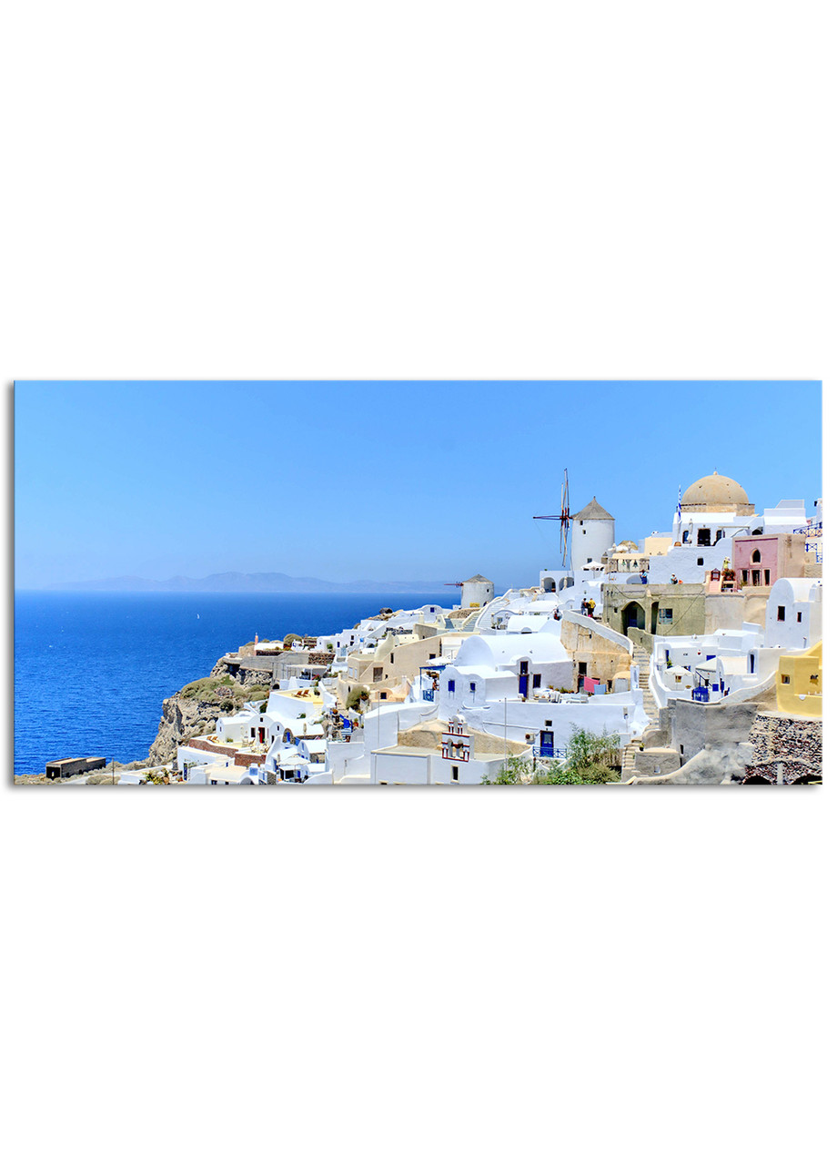 

Фотокартина на холсте Санторини. Вид на море, 60*120 см