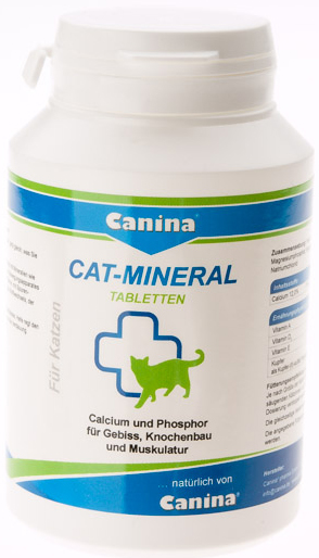 

Поливитаминный комплекс Canina Cat-Mineral Tabs 75 г / 150 таблеток