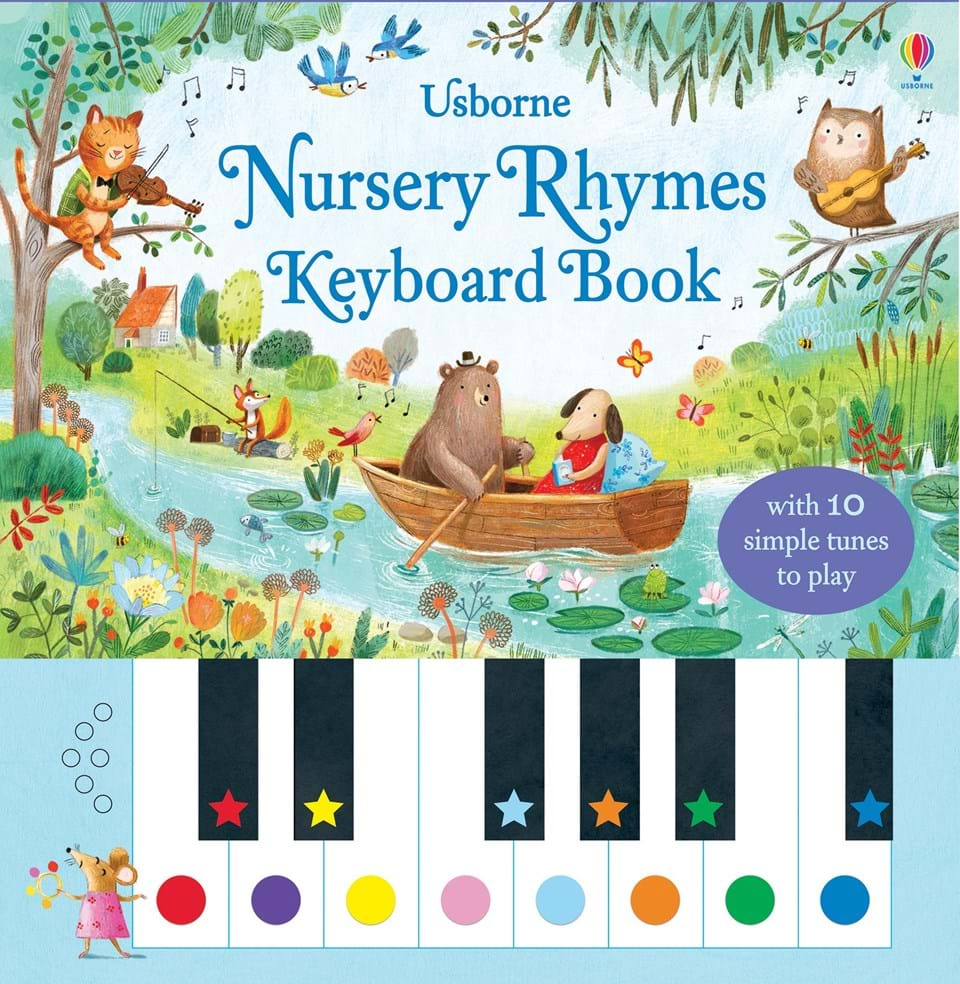 

Книга со звуковыми эффектами Nursery Rhymes Keyboard Book (9781474967570)