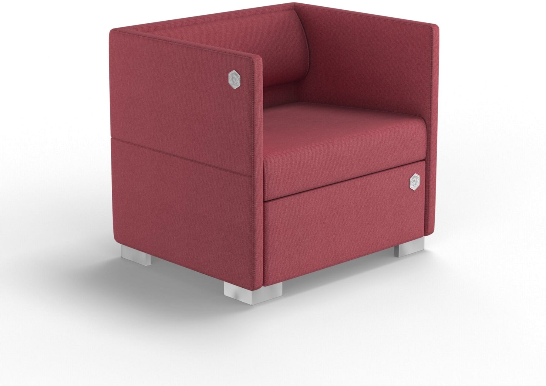 

Мягкое кресло Kulik System LOUNGE 1 Коралловый