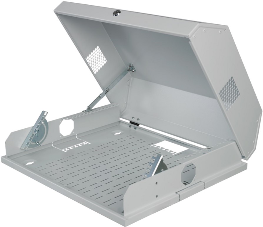 

Шафа настінна Mirsan SLIM 19" 3+5U 537х475, RAL 7035 Сіра (MR.SLM.02)