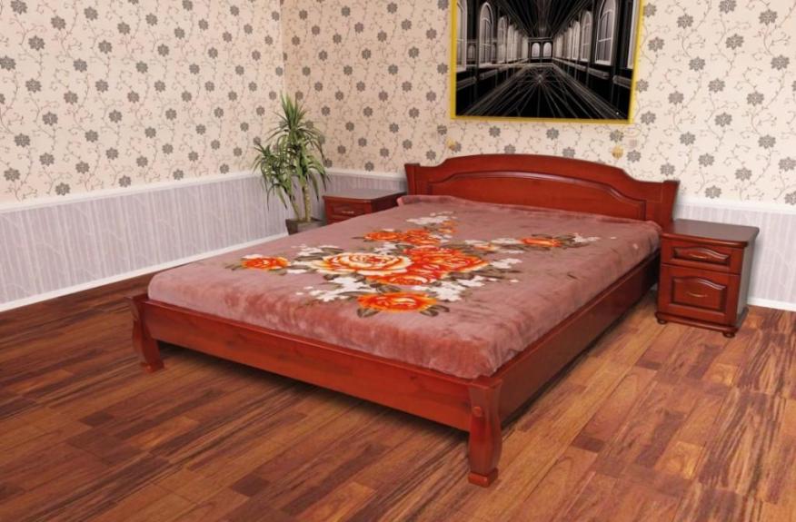 

Кровать Лагуна-2 Темп-Мебель Без ниши Ольха массив 140x190 см R0141-0098