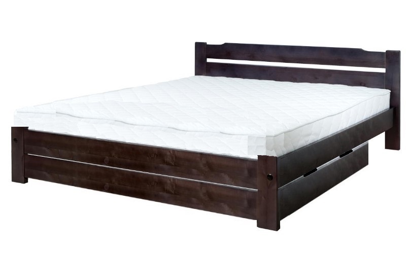 

Кровать Никко-4 Темп-Мебель Выдвижные ящики Ольха массив 180x200 см R0141-0642