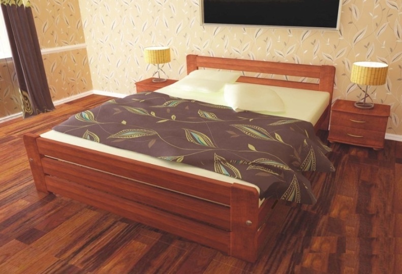 

Кровать Тема-3 Темп-Мебель Выдвижные ящики Ольха массив 80x190 см R0141-0325