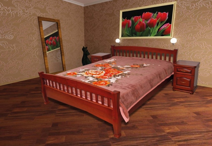 

Кровать Верона Темп-Мебель Ольха массив 80x200 см R0141-0137