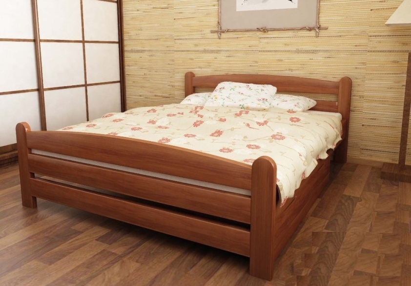 

Кровать Вега-3 Темп-Мебель Выдвижные ящики Ольха массив 140x200 см R0141-0390