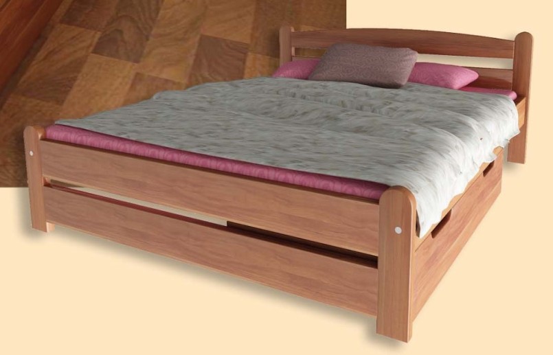 

Кровать Вега-4 Темп-Мебель Без ниши Ольха массив 180x190 см R0141-0399