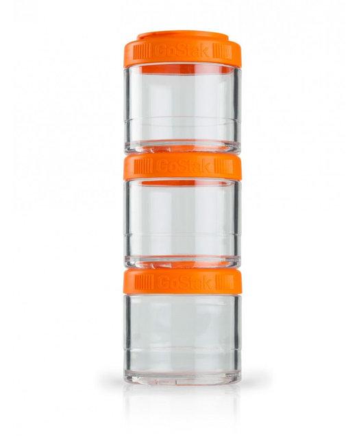 

Контейнер спортивный BlenderBottle GoStak 3 Pak Orange (ORIGINAL)