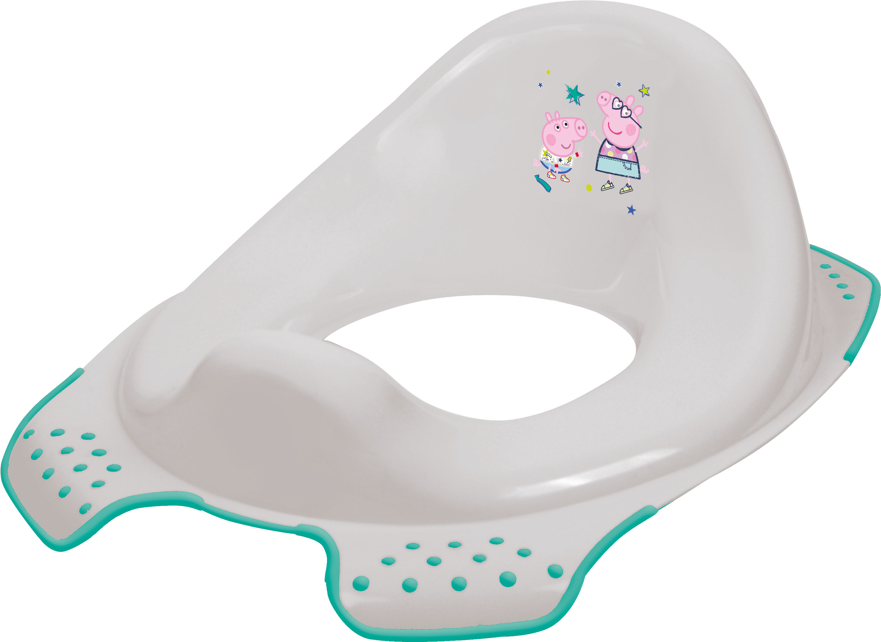 

Детская Накладка на унитаз Keeeper Peppa Серый (10819)