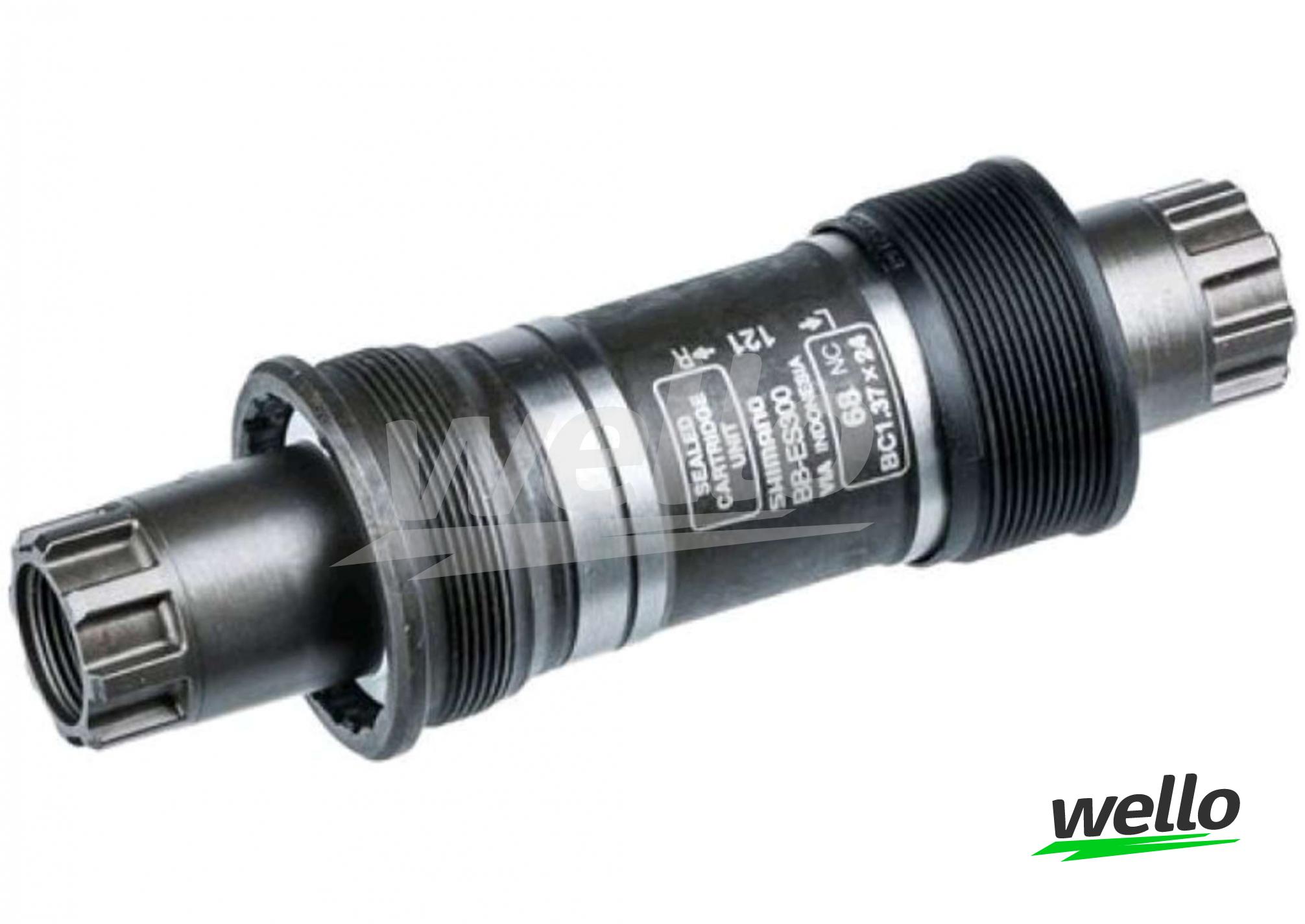

Каретка велосипедная неразборная (шлицы) (L-121mm, BB-ES300) (SHMN) KL