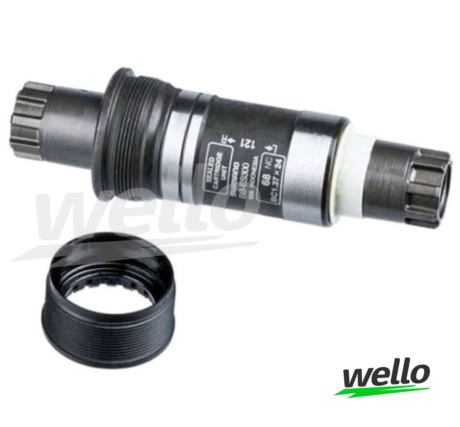 

Каретка велосипедная неразборная (шлицы) (L-118mm, BB-ES300) (SHMN) KL