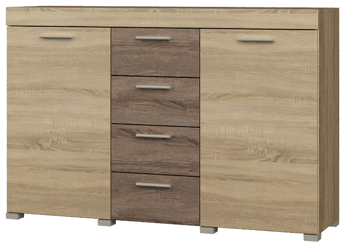 

Комод К 7 Omni Дом Комби Сонома Трюфель 140х38х92 см