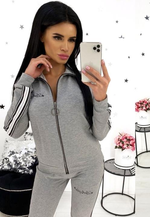 

Спортивный костюм G&M k-64362 42-44 Размер цвет серый меланж