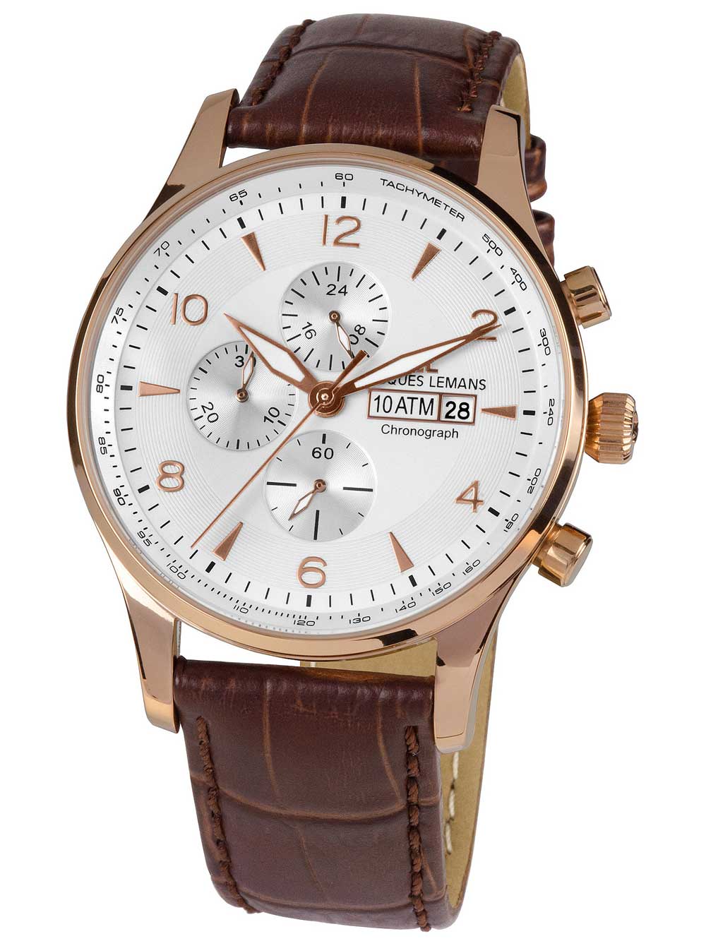 

Часы Jacques Lemans 1-1844F London Herren Chrono 44mm 10ATM